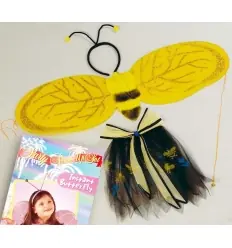 Set asas abelha infantil