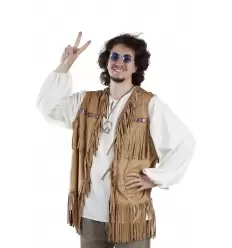 Chaleco hippie hombre