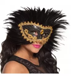 Antifaz veneciano reina negra 2