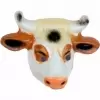 Cow"s plastic mask