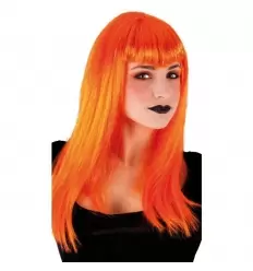 PELUCA VAMPIRESA TRAVIESA NARANJA ADULTO