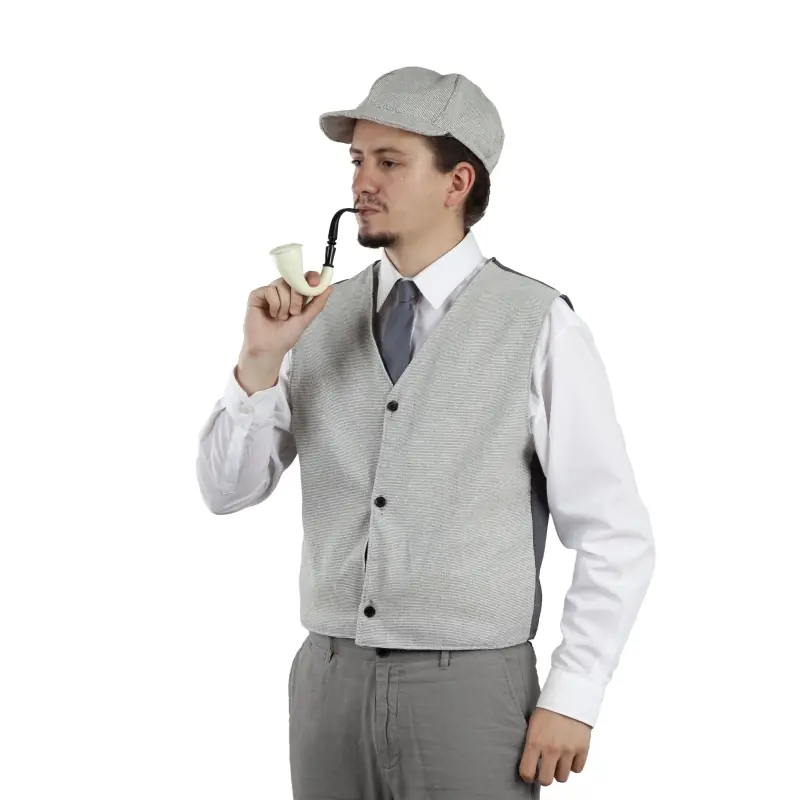 CHALECO GRIS ADULTO