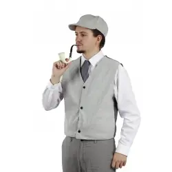 CHALECO GRIS ADULTO