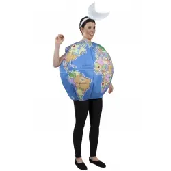 Disfarce de bola do mundo adulto