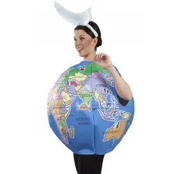 Disfarce de bola do mundo adulto