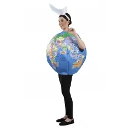 Disfarce de bola do mundo adulto
