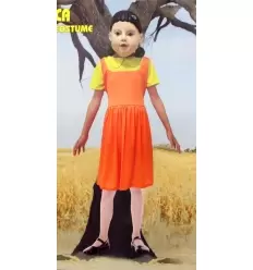 DISFRAZ MUÑECA JUEGO DEL CALAMAR