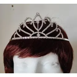 Diadema brillantes 5 cm. de altura