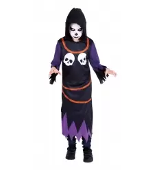 DISFRAZ SKULL NOCTURNO CON LUZ