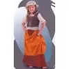 Maidservant medieval kids costume