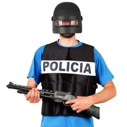 Chaleco de policía antibalas adulto