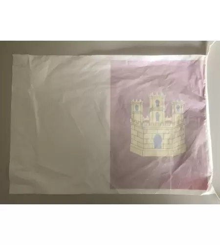 BOLSA BANDERA CASTILLA LA MANCHA PLASTICO UNA CARA