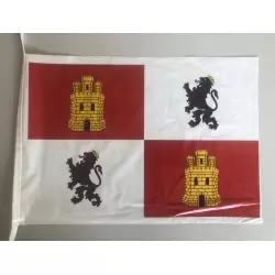 Bandera de plastico de castilla y leon