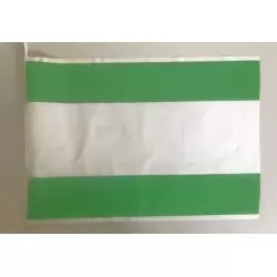 Bandera de plastico de andalucia