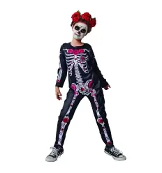 DISFRAZ ESQUELETO CATRINA NIÑA