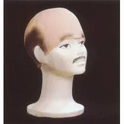Calva con pelo pintado