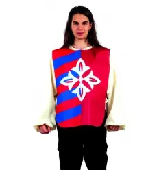 Peto medieval flor de lis adulto