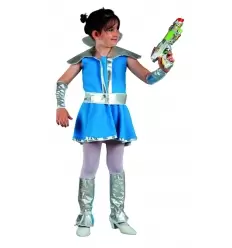 Disfraz guerrera del espacio infantil