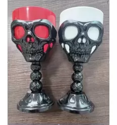 Copa halloween calavera