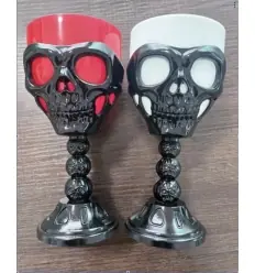 Copa halloween calavera