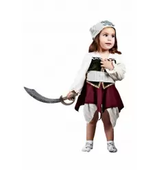 Disfraz corsaria de los mares bebe