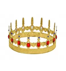 Metal medium size gemstones crown