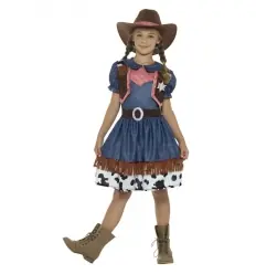 DISFRAZ VAQUERA TEJANA INFANTIL