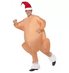 DISFRAZ PAVO HINCHABLE ADULTO