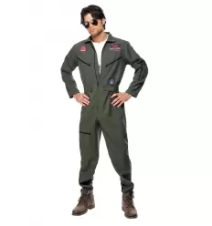 DISFRAZ AVIADOR TOP GUN ADULTO