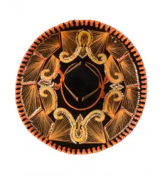 Sombrero charro mejicano 58 cm 2