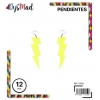 PENDIENTE RAYO PLASTICO