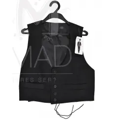 CHALECO CORDOBES INFANTIL NEGRO