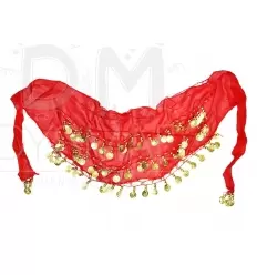 PAÑUELO ROJO CON MONEDAS