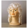 Baroque lady wig white