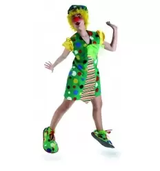 Clown ladies polka dot costume