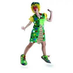 Clown damen punkten kostüm
