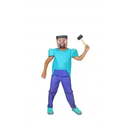 DISFRAZ CONSTRUCTOR STEVE INFANTIL