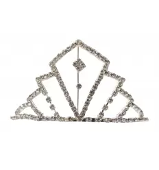 DIADEMA BRILLANTES 5 CM. ALTURA