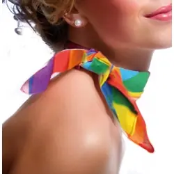 Lenço de pescoço multicolor