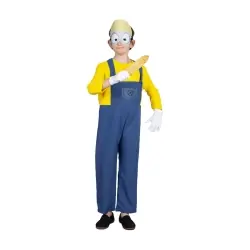 Disfarce infantil de boneco amarelo