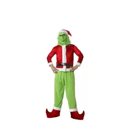 DISFRAZ MONSTRUO DE LA NAVIDAD CON CARETA ADULTO