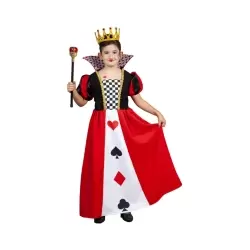DISFRAZ REINA DE LA BARAJA INFANTIL