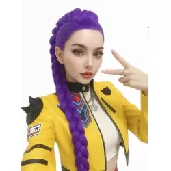 PELUCA K-POP RUMI MORADA ADULTO