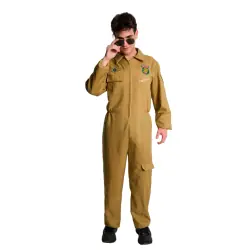 Piloto de combate adulto tamanho S 2