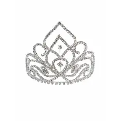 Tiara de metal, 9 cm de altura