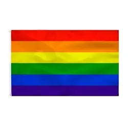 Bandeira do arco-íris 90x150 cm