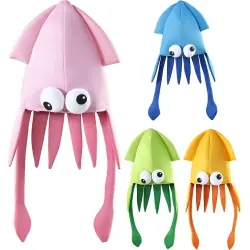 SOMBRERO CALAMAR GIGANTE AZUL