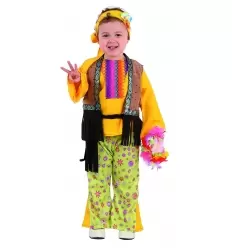 Hippie girl infant costume