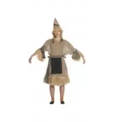 Disfraz espantapajaros chica adulto