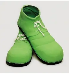Sapatos de palhaço tamanho médio